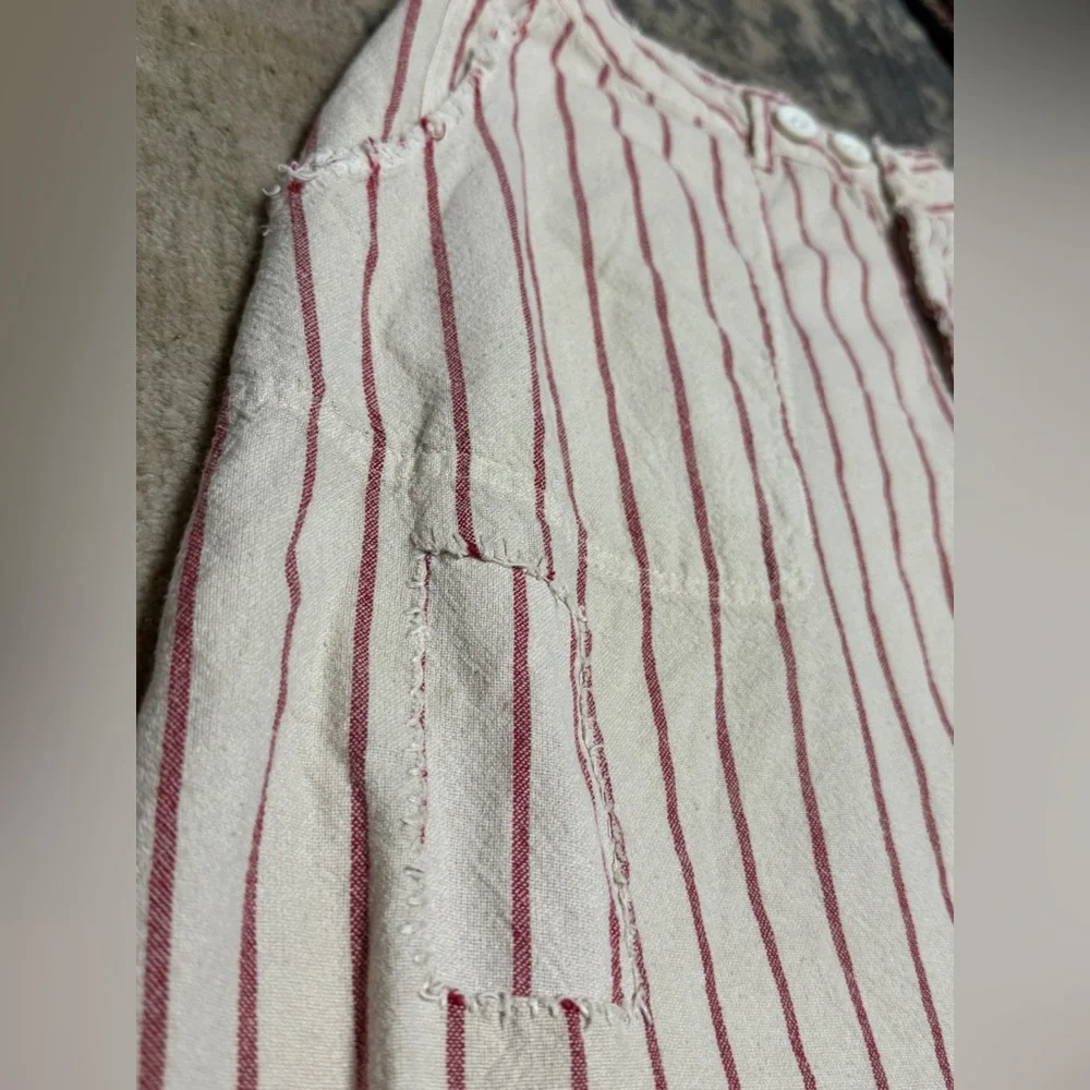 Magnolia Pearl Striped French Army Pants! - Picture 2 of 5